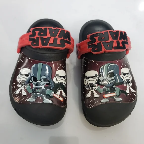 CROCS Shoes Crocs 8 9 Star Wars Disney Darth Vader Clogs Play Shoes Water Pool Beach Poshmark